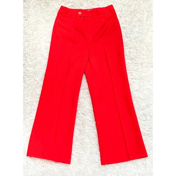 Vintage 70s UGLY CHRISTMAS PARTY Vest  Red Pants UglySweater Kitsch Groovy Party - Picture 8 of 11